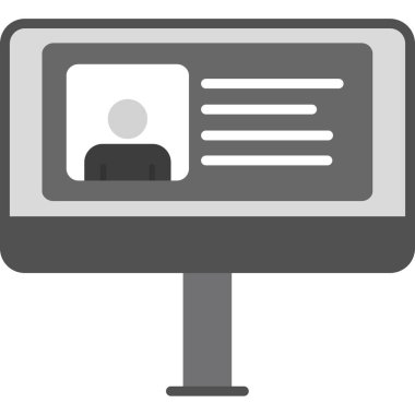 Tabletli bilgisayarın vektör illüstrasyon simgesi