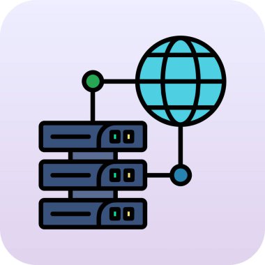 ağ paylaşım simgesi çizimi