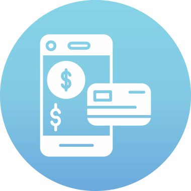 Ödeme. Web simgesi basit illüstrasyon