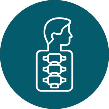 İnsan simgesinin vektör illüstrasyonu