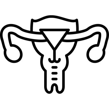 Göğüs kanseri ikonu ana hatları vektörü. İnsan göğsü. Göğüs kanseri