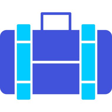 Çanta. Web simgesi basit illüstrasyon