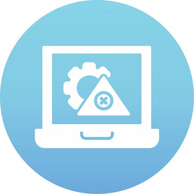 Ayarlar. Web simgesi basit illüstrasyon