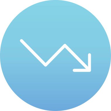 Ok. Web simgesi basit illüstrasyon