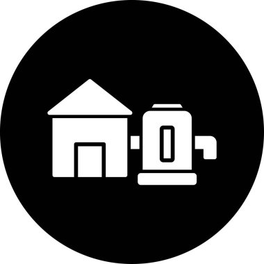 benzin istasyonu vektör çizim