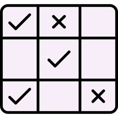 Beyazın üzerine basit ve minimalist uygulama arayüzü vektör simgesi