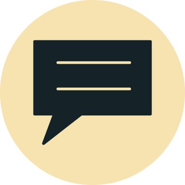 konuşma kabarcığı vektör çizimi