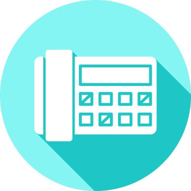 Hesap makinesi simgesinin vektör illüstrasyonu