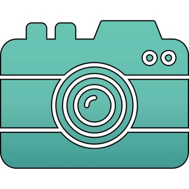 Fotoğraf makinesi simgesi, özet biçimi