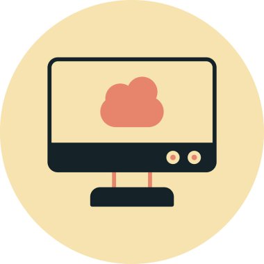 Bulut hesaplama. Web simgesi