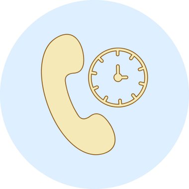 Çağrı. Web simgesi basit illüstrasyon