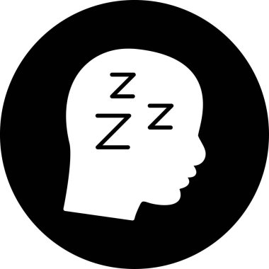 Uyu. Web simgesi basit tasarım