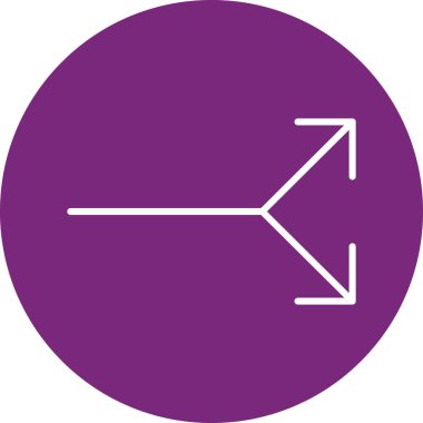 Modern yol simgesinin vektör illüstrasyonu