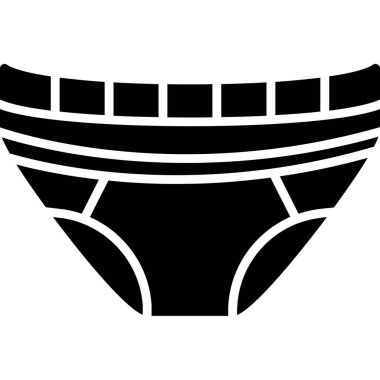 Şort simgesi. Şort basit illüstrasyon vektör web simgesi