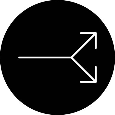 ok simgesi vektör illüstrasyonu