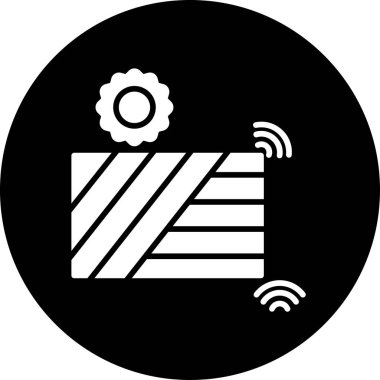 Seo simgesinin vektör illüstrasyonu