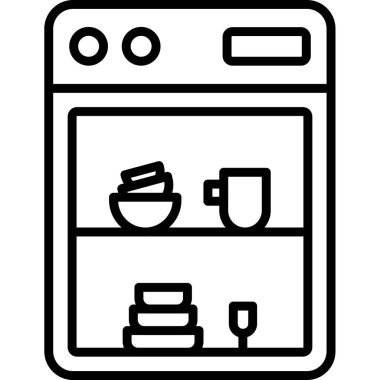 Bir fincan kahvenin vektör çizimi