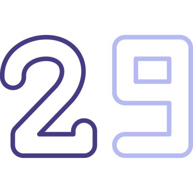 7 numaralı logo simgesi tasarım şablonu