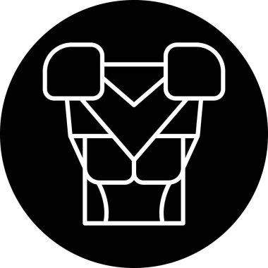 Bir spor simgesinin vektör illüstrasyonu