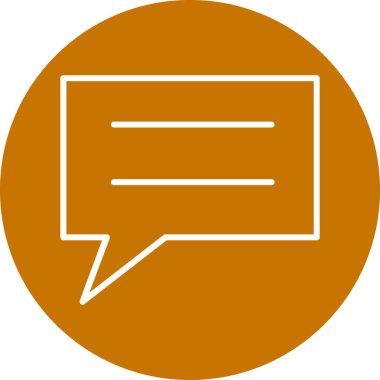 Sohbetin vektör illüstrasyonu