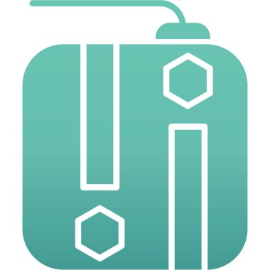 Çanta. Web simgesi basit illüstrasyon