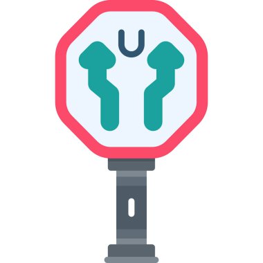 Park ediyor. Web simgesi basit illüstrasyon