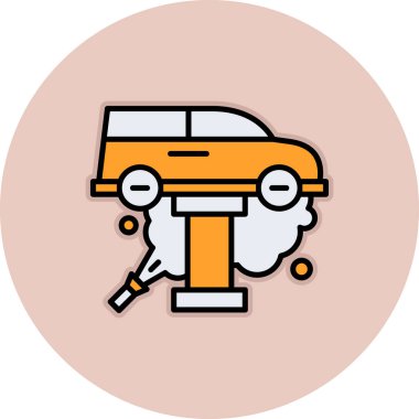 Taksi araba vektör simgesi