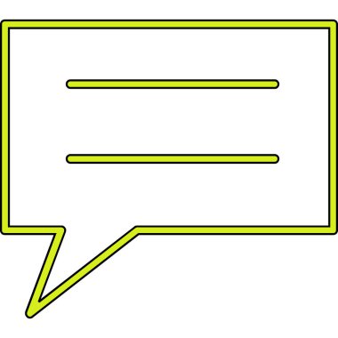 çizgi roman tarzı konuşma balonu çizgi filmi