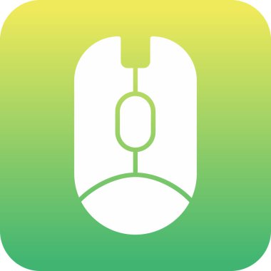 Moda biçimi izole edilmiş arkaplanda fare simgesi