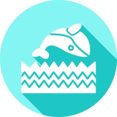 Modern b 'nin vektör illüstrasyonu balık simgesinden yoksun