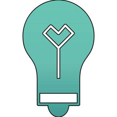 vektör ampul simgesi