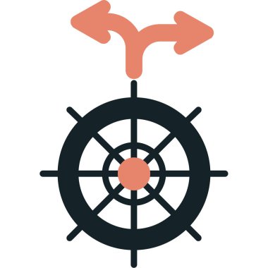 Bir hedefin vektör illüstrasyonu