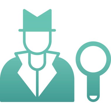 Bir doktor simgesinin vektör çizimi