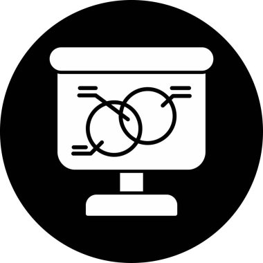 Bilgisayar monitörü. Web simgesi