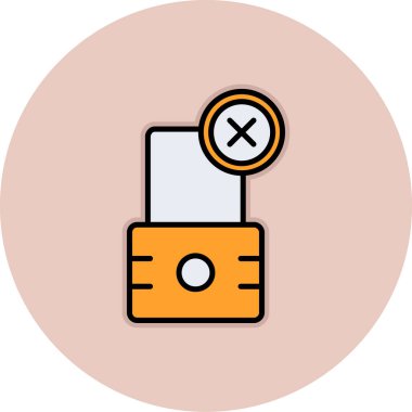 Belge simgesinin vektör illüstrasyonu