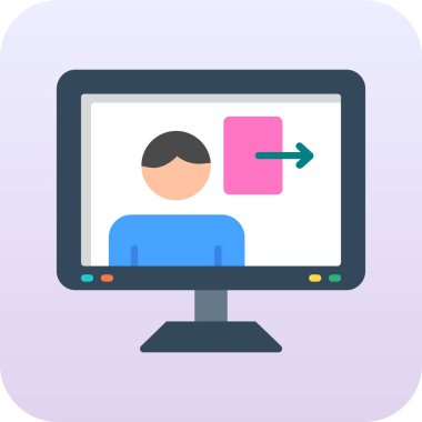 Video çağrısı. Web simgesi