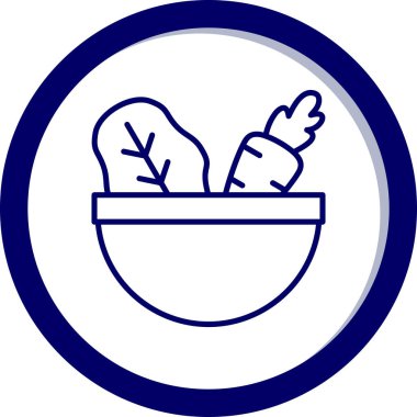 Gıda simgesinin vektör illüstrasyonu