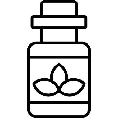 Şişe. Web simgesi basit illüstrasyon