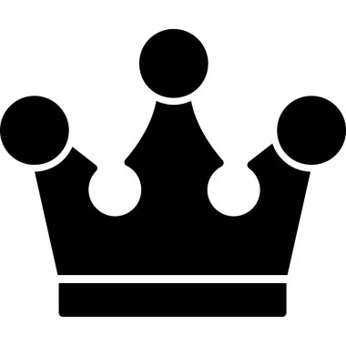 taç simgesi vektör illüstrasyonu