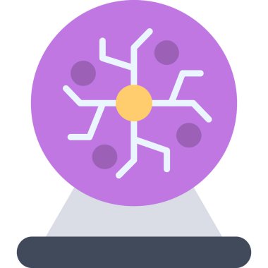 Mor arkaplan dizaynlı kar küresi