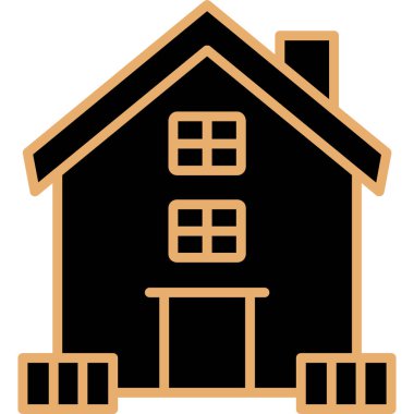 Bir evin vektör illüstrasyonu