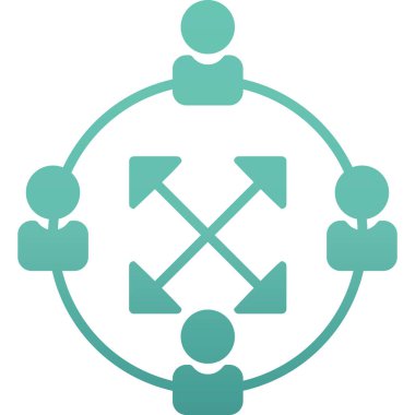 seo modern simgesinin vektör illüstrasyonu