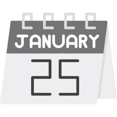 Takvim simgesi vektör işareti ve tasarımı beyaz arkaplanda izole edildi,