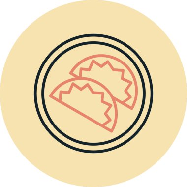 pasta grafiği dairesel simgesi simgesi