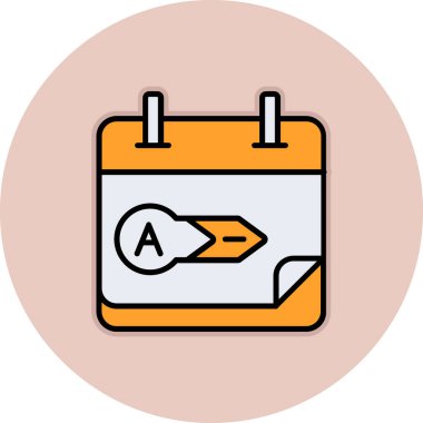 Yol işaretli bir kalemin vektör simgesi