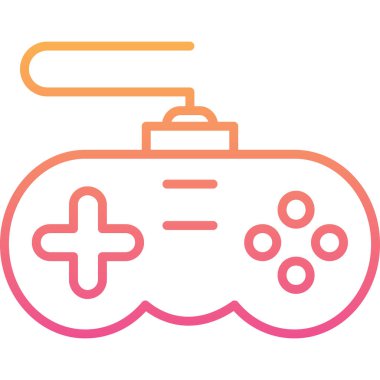 oyun denetleyici simgesi vektör çizimi