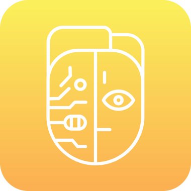 Modern bir simgenin vektör illüstrasyonu