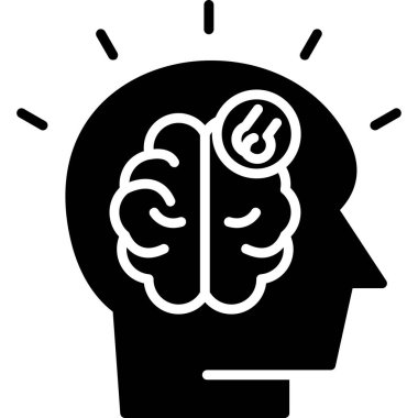 Beyin fikri taslak biçiminde yaratıcı simge