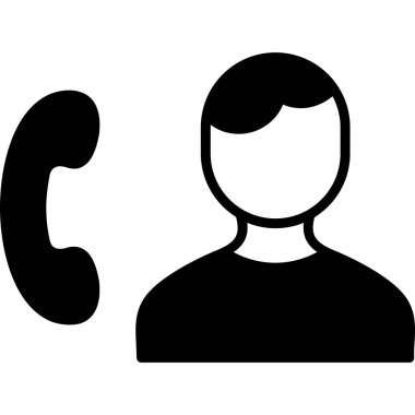 çağrı merkezi simgesi, vektör illüstrasyonu