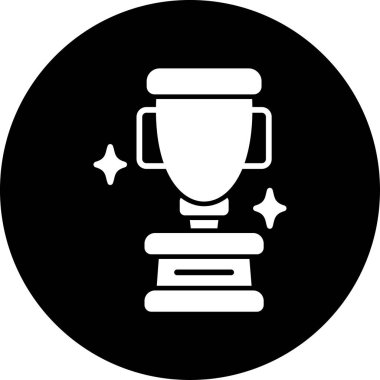 kupa ikonu vektör illüstrasyonu